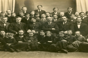 Bilde av Sandherads Forsettelsesskole 1920-21